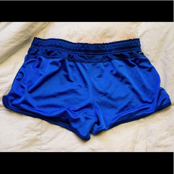 Blue and orange Nike athletic shorts - Picture 5 of 7